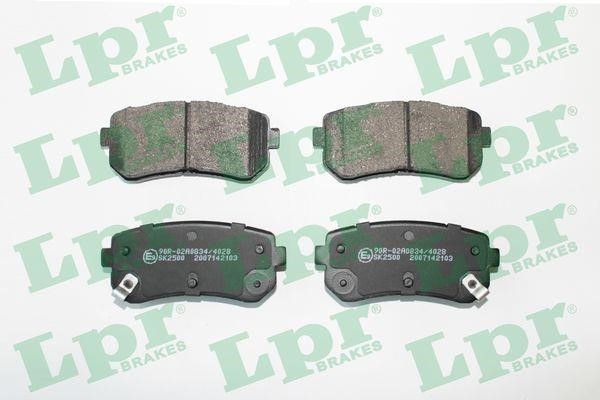 LPR 05P2103 Brake Pad Set, disc brake 05P2103