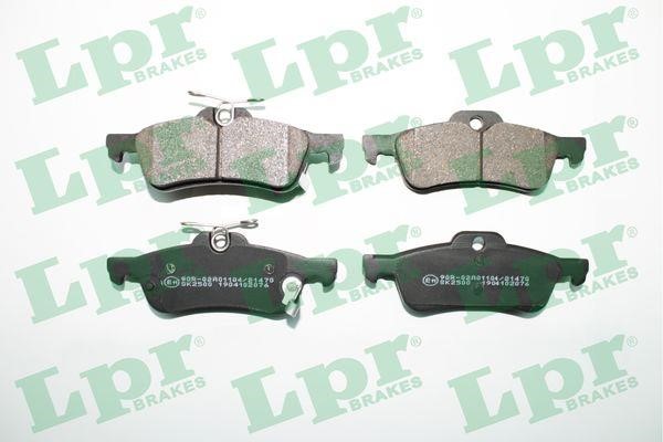 LPR 05P2076 Brake Pad Set, disc brake 05P2076