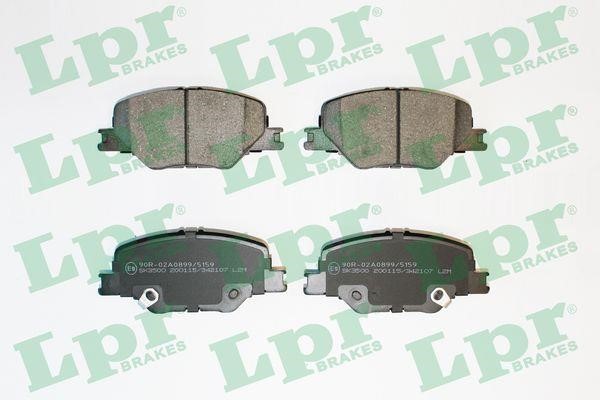 LPR 05P2107 Brake Pad Set, disc brake 05P2107