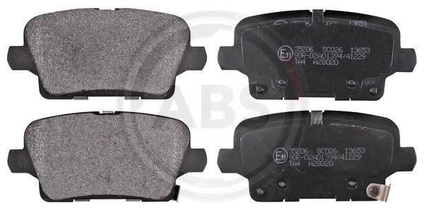 ABS 35206 Brake Pad Set, disc brake 35206