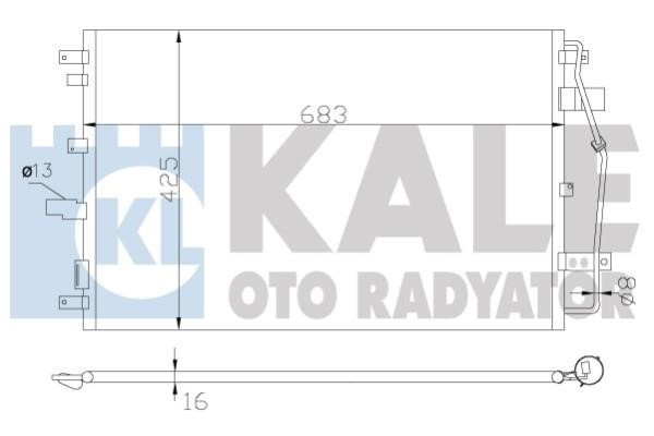 Kale Oto Radiator 342650 Cooler Module 342650