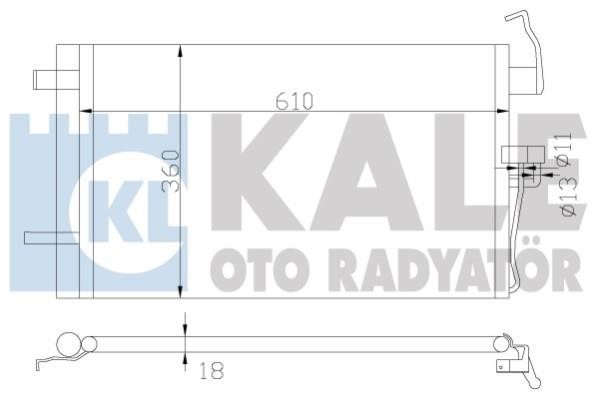 Kale Oto Radiator 379400 Cooler Module 379400