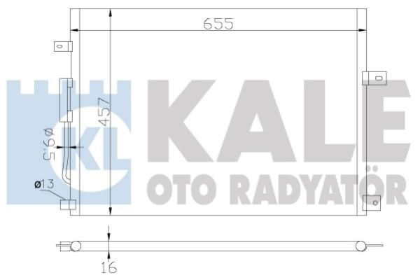 Kale Oto Radiator 385700 Cooler Module 385700