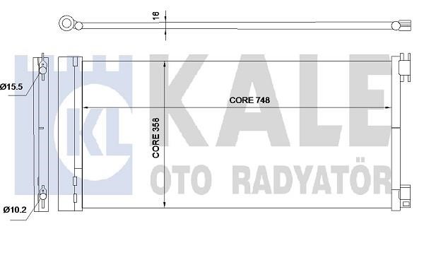 Kale Oto Radiator 345575 Cooler Module 345575