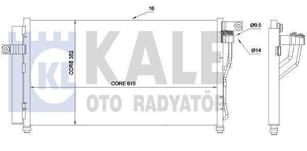 Kale Oto Radiator 386300 Cooler Module 386300