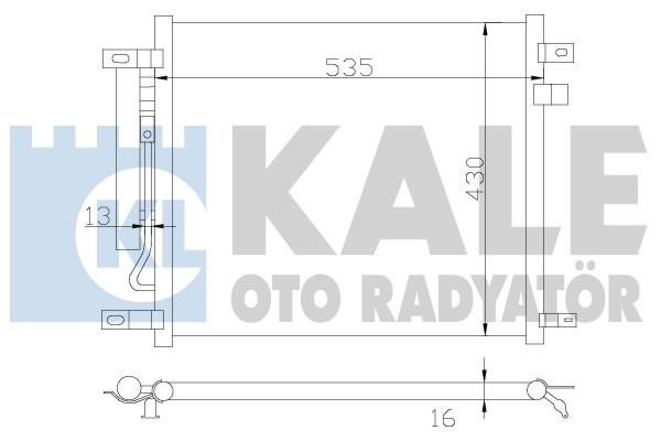 Kale Oto Radiator 385200 Cooler Module 385200