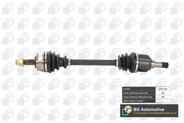 Driveshaft Fiat Punto: DS2201L BGA Drive shaft