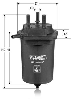 Tecneco GS10048-P Fuel filter GS10048P