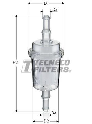 Tecneco BN4174 Fuel filter BN4174