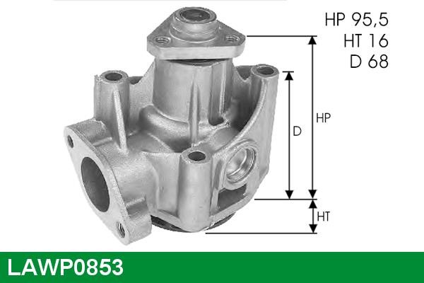 Lucas Electrical LAWP0853 Water pump LAWP0853