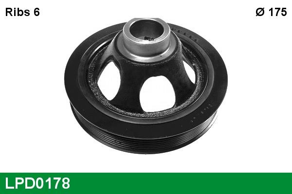 Lucas diesel LPD0178 Belt Pulley, crankshaft LPD0178