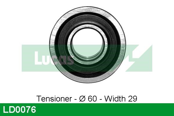 TRW LD0076 Tensioner pulley, timing belt LD0076