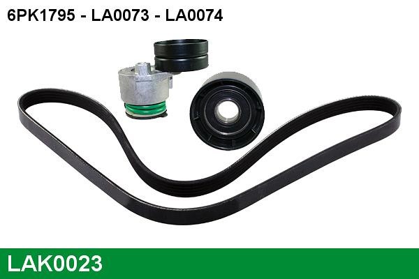 Lucas diesel LAK0023 Drive belt kit LAK0023