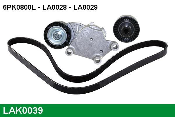 Lucas diesel LAK0039 Drive belt kit LAK0039