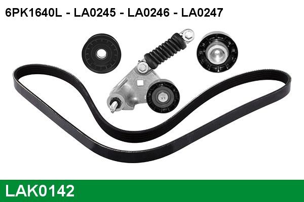 Lucas diesel LAK0142 Drive belt kit LAK0142