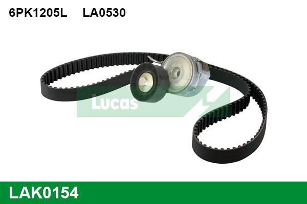 Lucas diesel LAK0154 Drive belt kit LAK0154