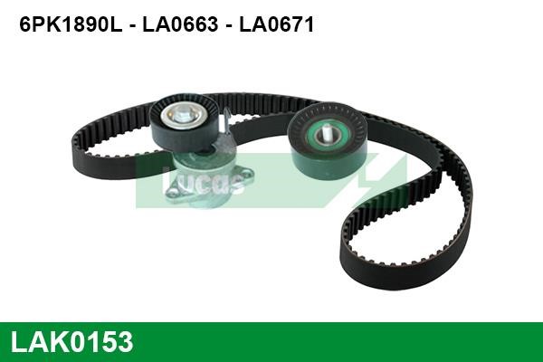 TRW LAK0153 Drive belt kit LAK0153