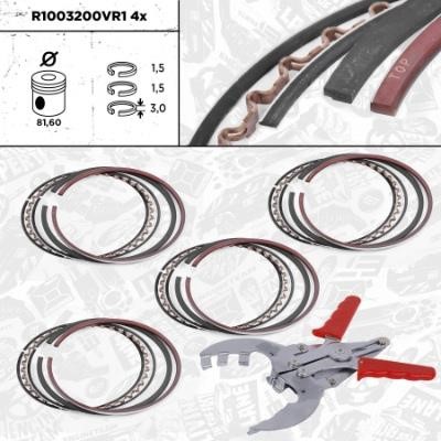 Et engineteam R1003200VR1 Piston Ring Kit R1003200VR1