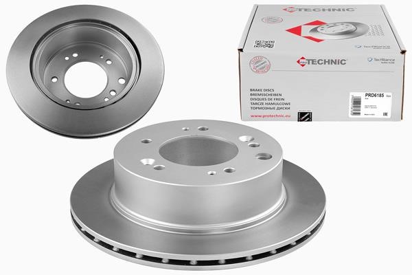 Protechnic PRD6185 Rear ventilated brake disc PRD6185