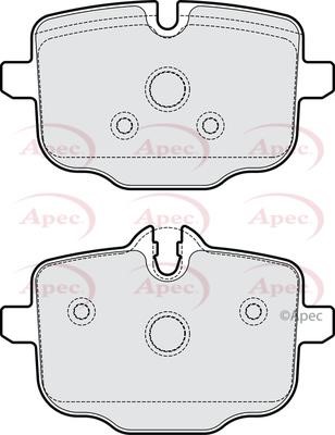 APEC braking PAD2269 Brake Pad Set, disc brake PAD2269