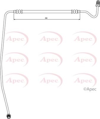 APEC braking HOS4065 Brake Hose HOS4065