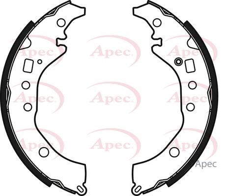 APEC braking SHU828 Brake shoe set SHU828