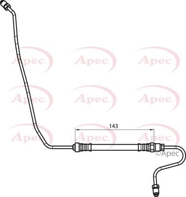 APEC braking HOS4149 Brake Hose HOS4149