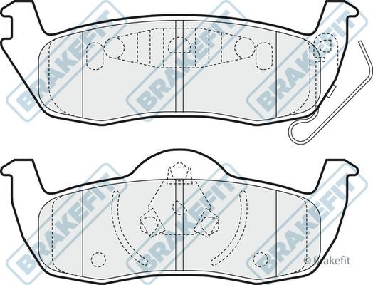 APEC braking PD3613 Brake Pad Set, disc brake PD3613