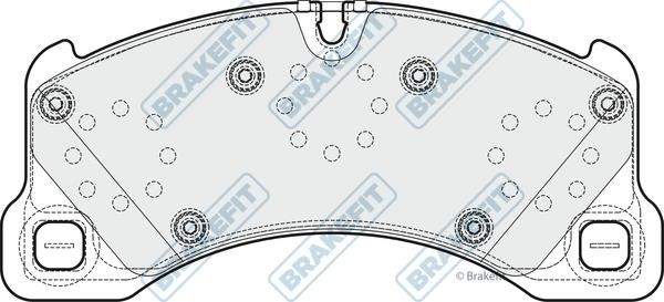 APEC braking PD3682 Brake Pad Set, disc brake PD3682