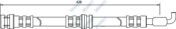 APEC braking BHO4272 Brake Hose BHO4272