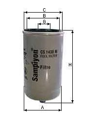 Sampiyon CS 0185 M Fuel filter CS0185M