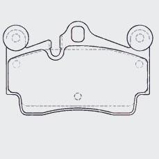 Motorquip LVXL1435 Brake Pad Set, disc brake LVXL1435