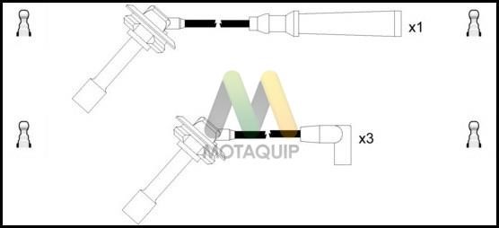 Motorquip LDRL1586 Ignition cable kit LDRL1586