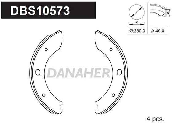 Danaher DBS10573 Brake shoe set DBS10573
