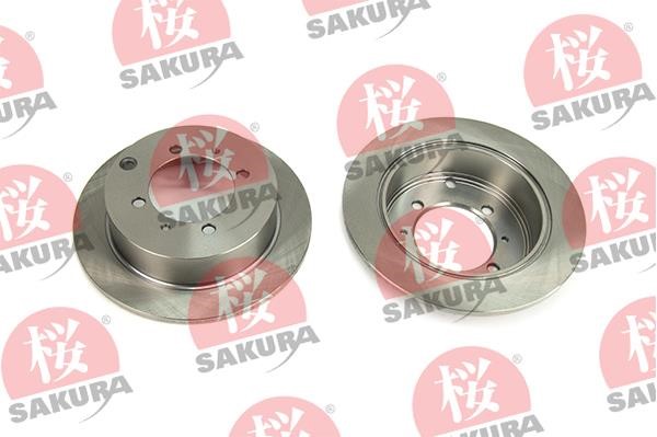 Sakura 605-50-4230 Rear brake disc, non-ventilated 605504230
