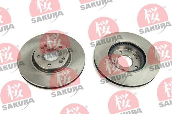 Sakura 604-05-4712 Front brake disc ventilated 604054712
