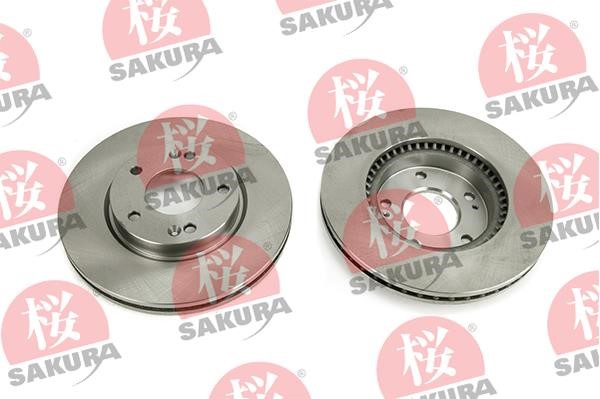 Sakura 604-05-4720 Front brake disc ventilated 604054720