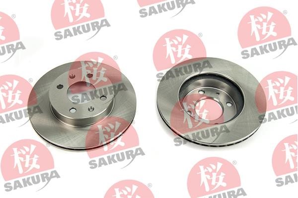 Sakura 604-03-8817 Front brake disc ventilated 604038817