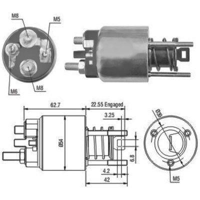 We Parts 471480080 Solenoid switch, starter 471480080