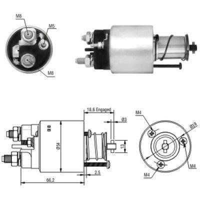 We Parts 471480139 Solenoid switch, starter 471480139