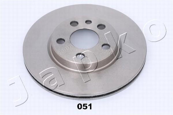 Japko 60051 Front brake disc ventilated 60051