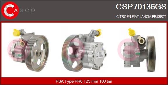Casco CSP70136GS Hydraulic Pump, steering system CSP70136GS