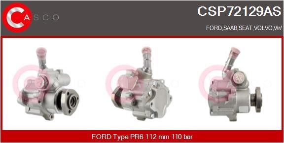 Casco CSP72129AS Hydraulic Pump, steering system CSP72129AS