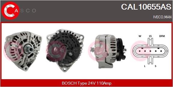 Casco CAL10655AS Alternator CAL10655AS CAL10655AS Casco Alternator