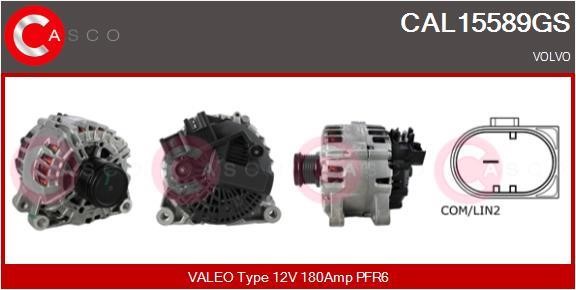 Engine alternator Volvo: CAL15589GS Casco Alternator