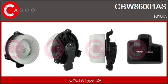 CBW86001AS Casco Fan assy - heater motor