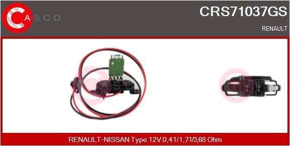 Casco CRS71037GS Resistor, interior blower CRS71037GS