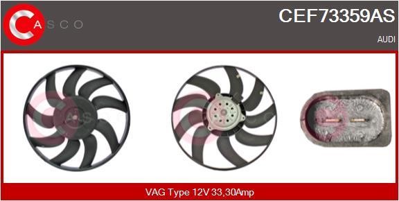 Casco CEF73359AS Hub, engine cooling fan wheel CEF73359AS