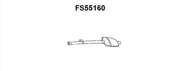 Faurecia FS55160 Front Silencer FS55160