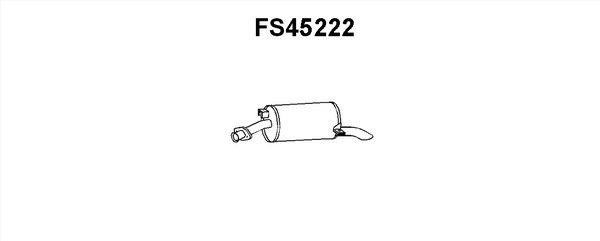 Faurecia FS45222 End Silencer FS45222